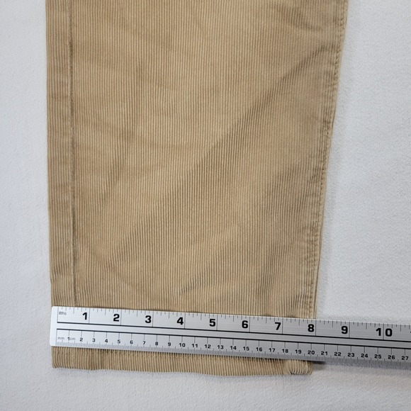 AG Adriano Goldschmied Corduroy Pants Mens 33x27 Brown Graduate Tailored Preppy - Picture 11 of 12
